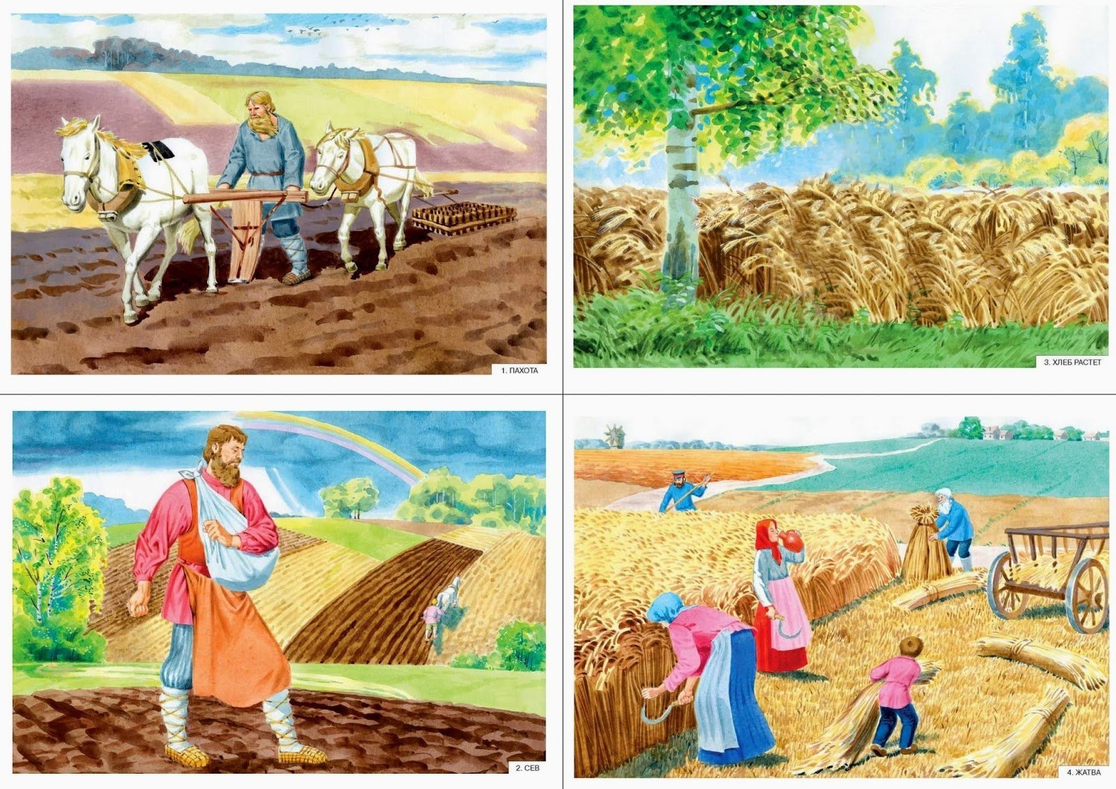В первый день засеяли. Занятия наших предков. Земледелие наших предков. Выращивание хлеба в старину. Земледелие крестьян.