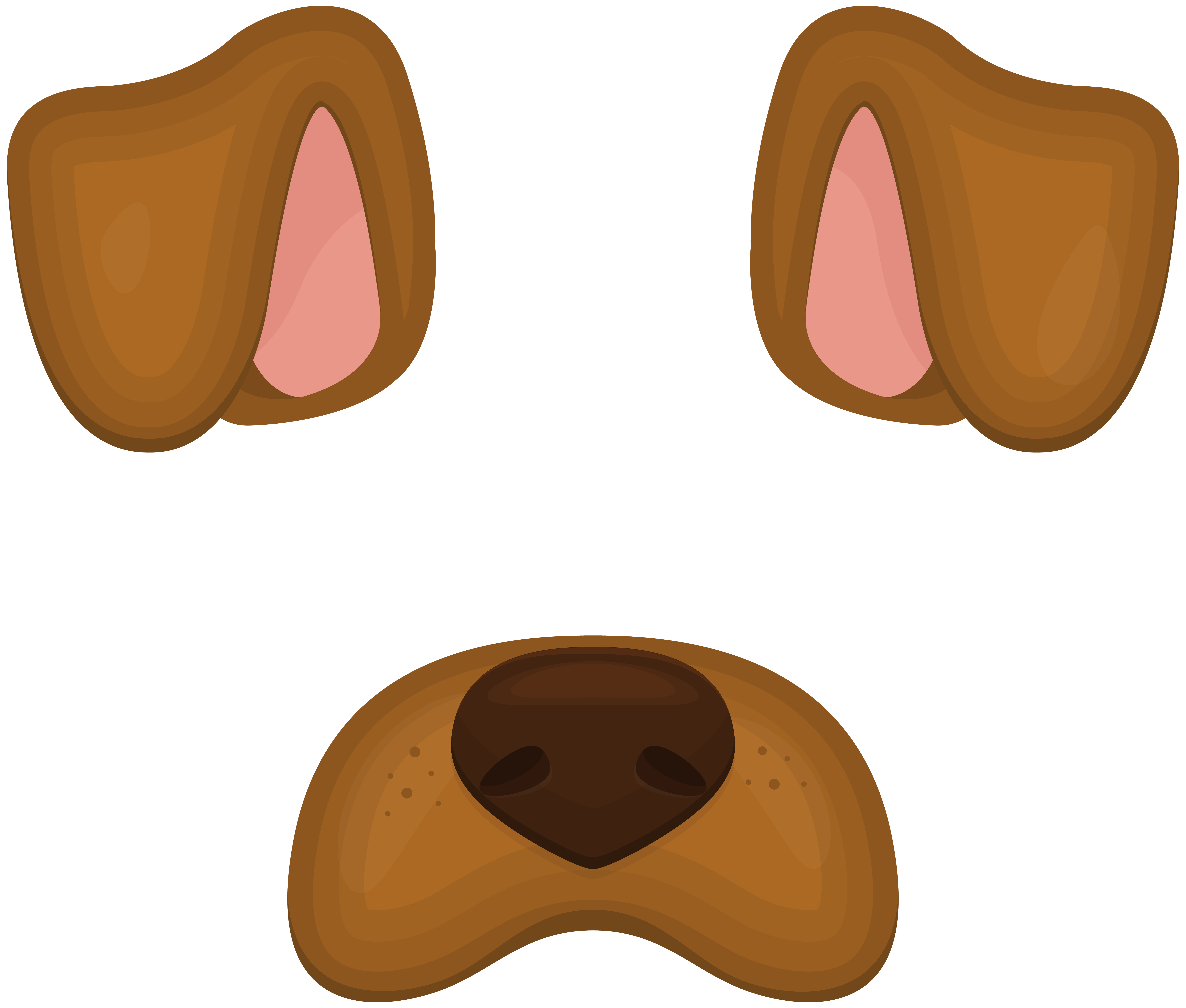 Собачьи ушки. Уши мультяшные. Собачьи нос и уши. Мордочка и ушки. Носик лапки