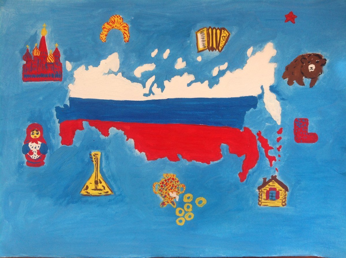 Рисунок великая россия
