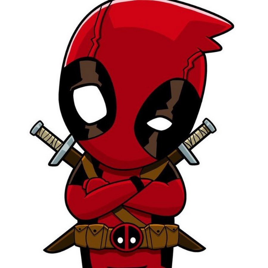 Нарисованный дэдпул