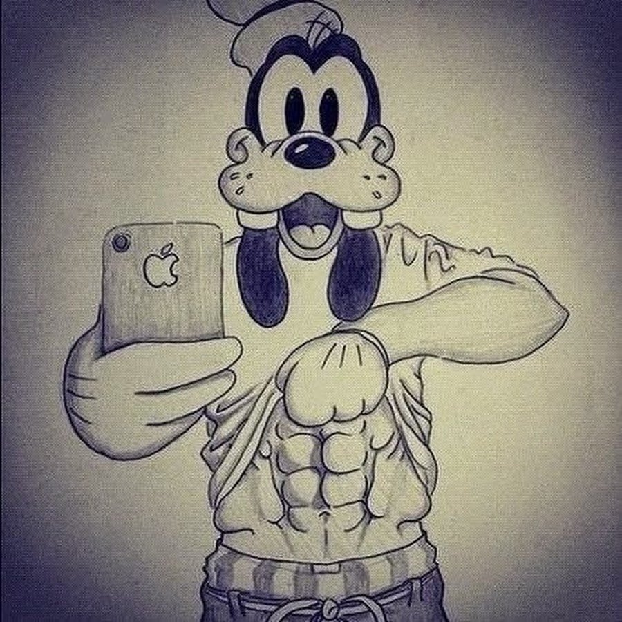 Легкие мультяшные рисунки