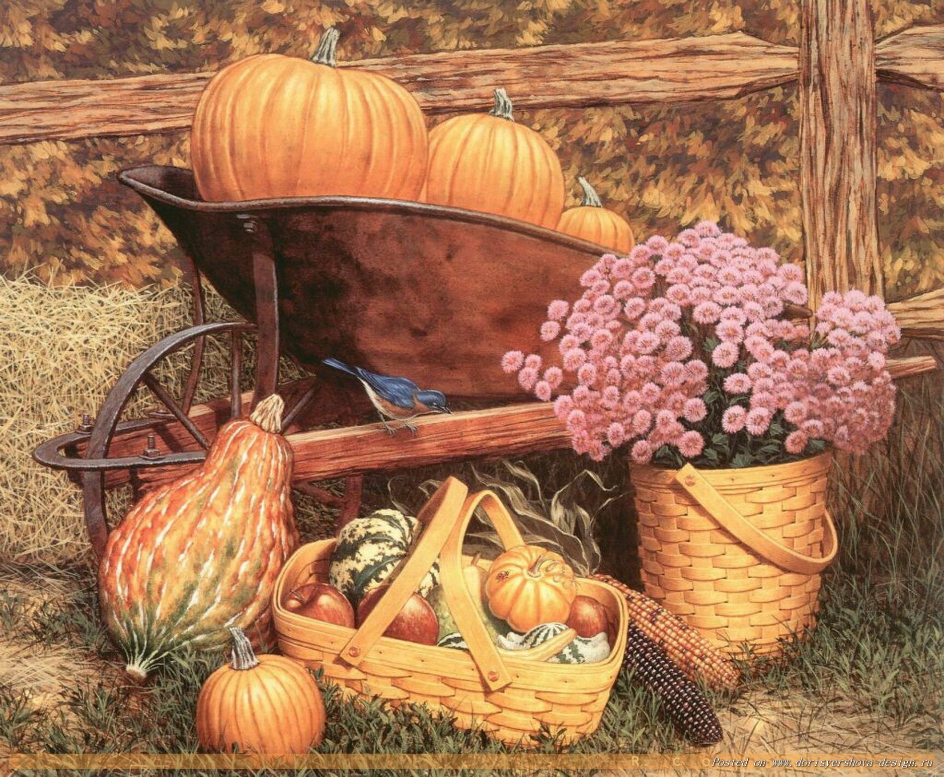 Сбор урожая осенью. Janet Kruskamp натюрморт. Janet Kruskamp овощи. «Сбор урожая в Провансе», 1888 года..