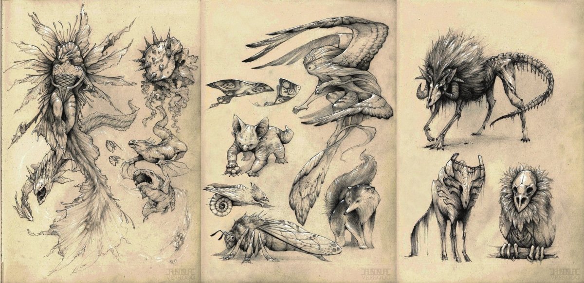 Зарисовки существ