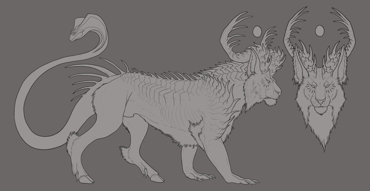 Референс Волков демон