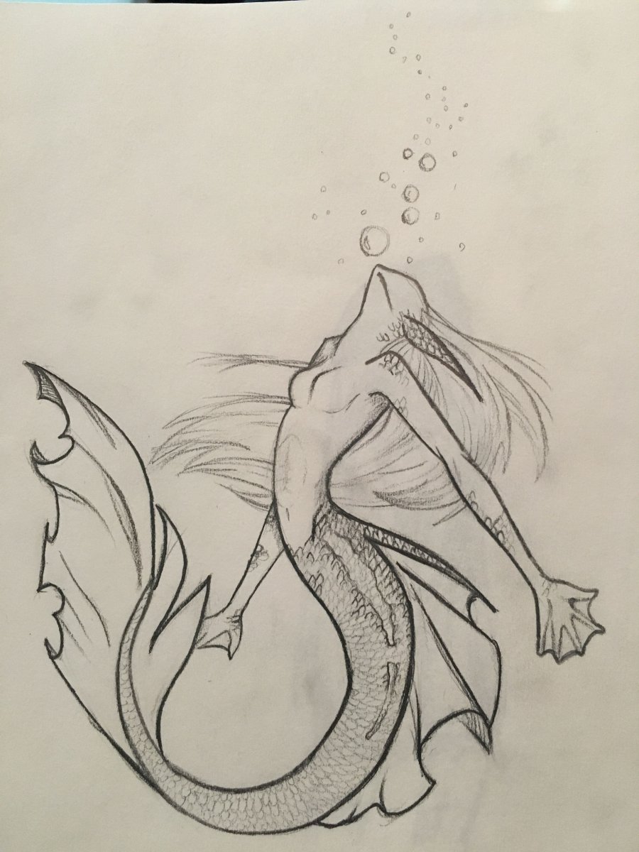 Скетч Русалка сирена