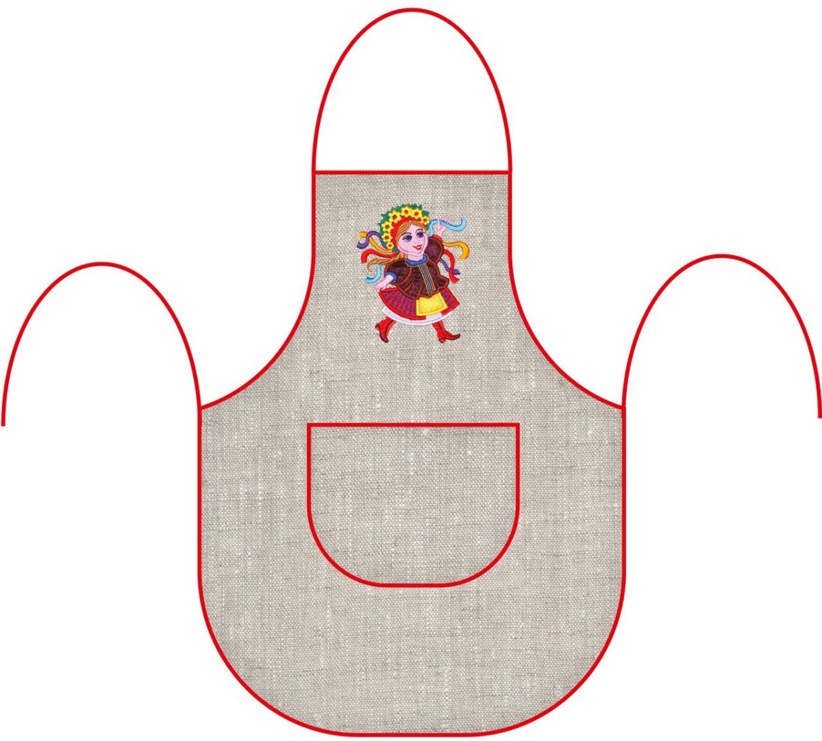 Фартук раскраска для детей