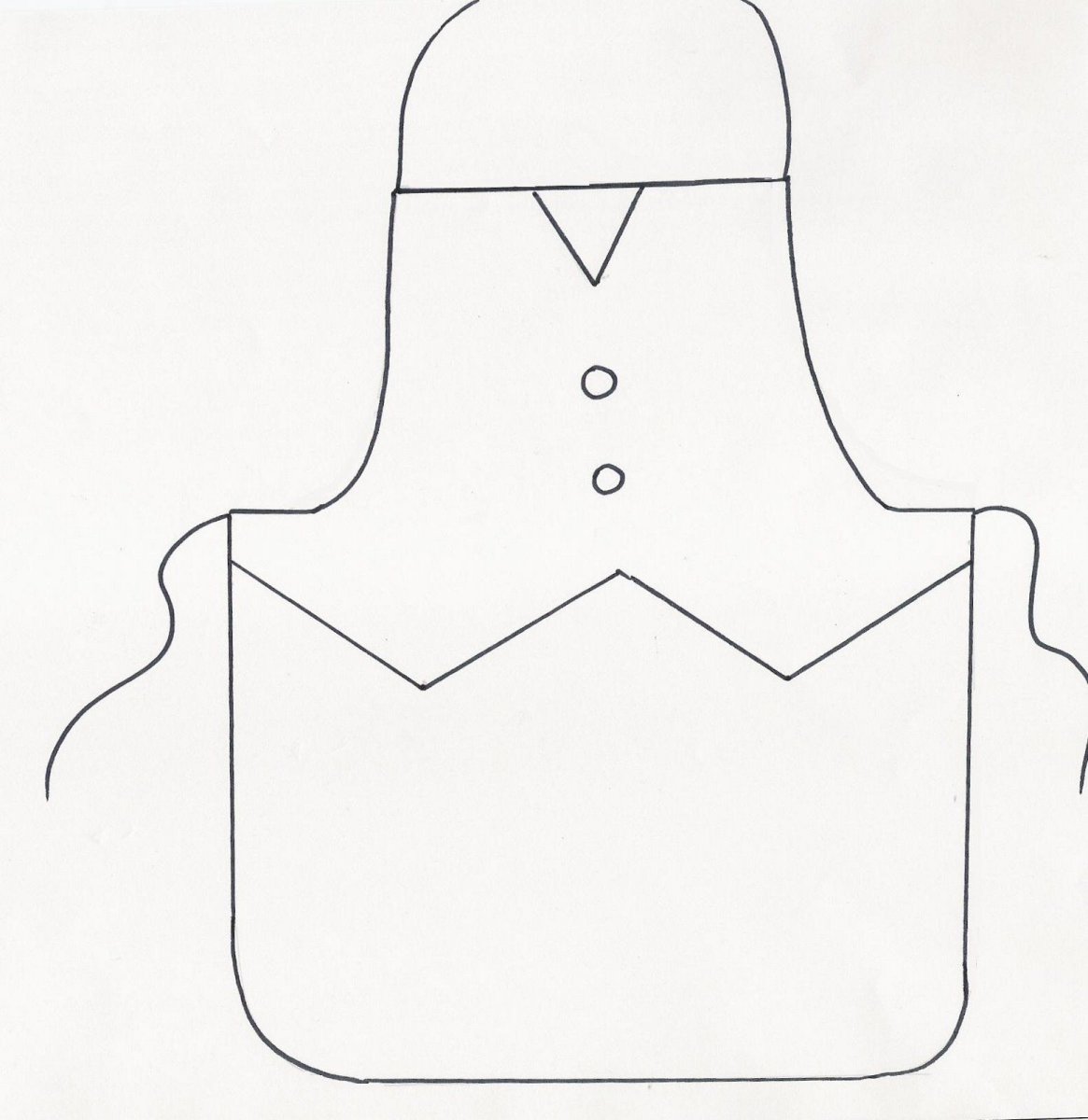 Рисование фартука в средней группе