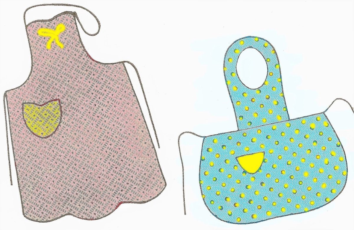 Фартук розовый для детей