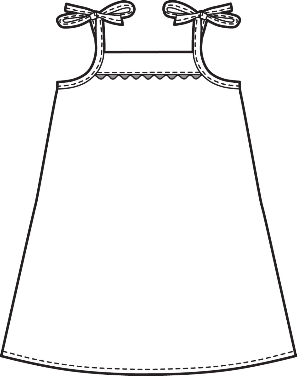 Фартук раскраска для детей