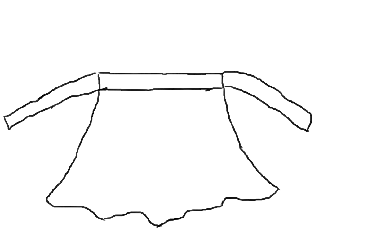 Эскиз фартука