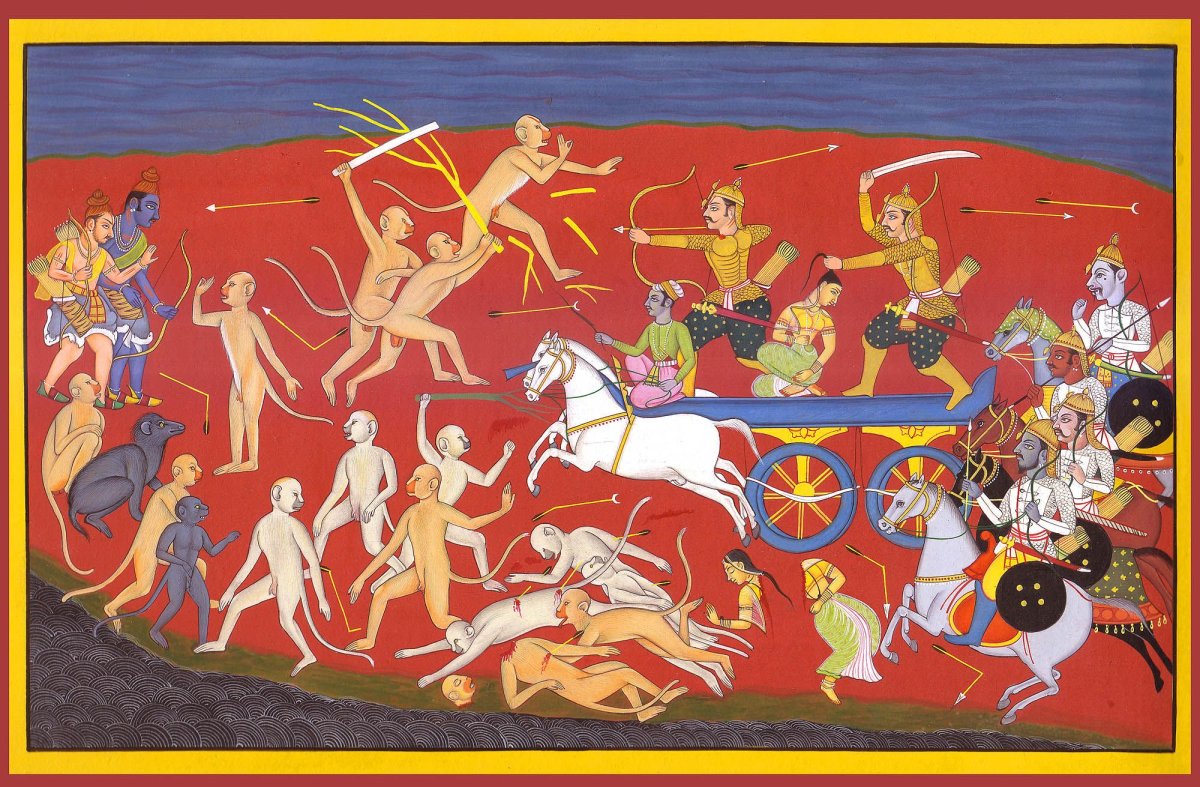 Рама и Равана битва