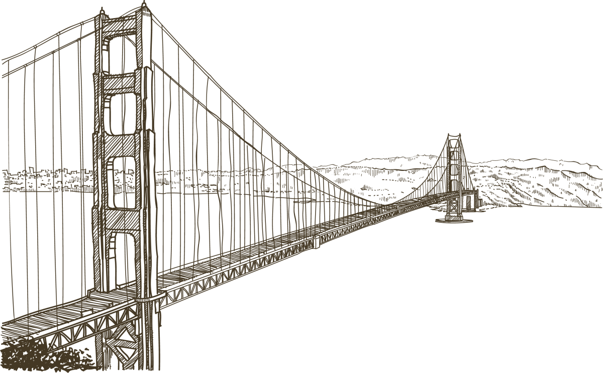 Мост Голден гейт Сан Франциско чертежи