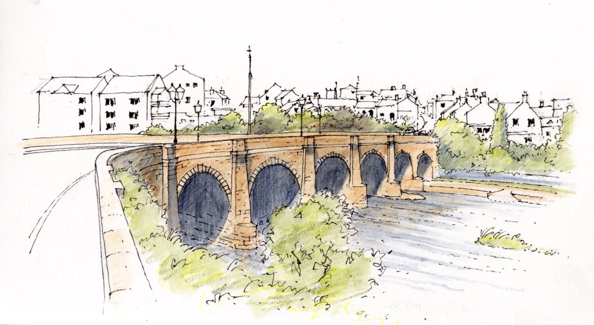 Скетчинг мост