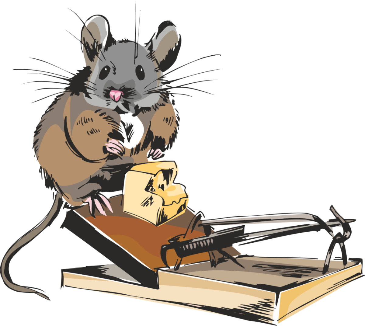 Мышка в мышеловке