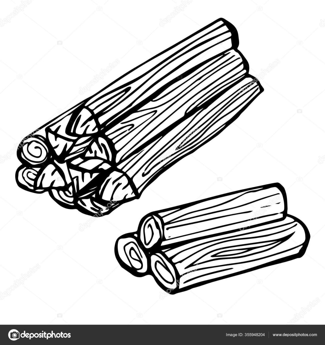 Дрова вектор