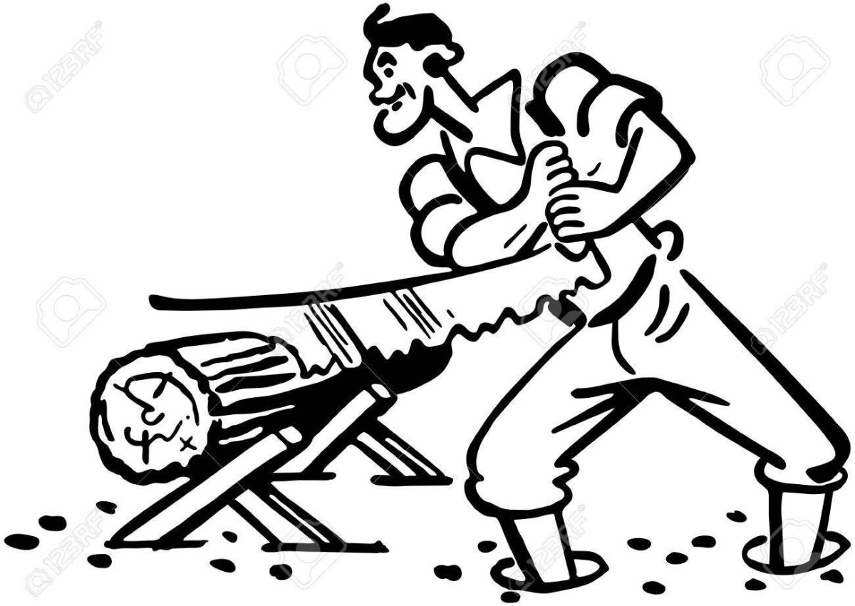 Березовые дрова рисунок