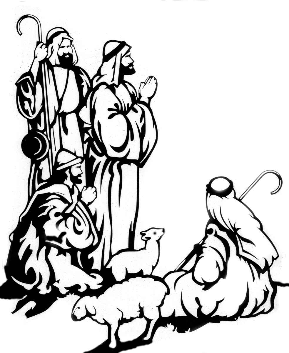 Он закричал пастухам чтобы они скорее. Рождение Иисуса Христа пастухи. Волхвы вертеп Рождество Христово. Рождественские пастухи раскраска.