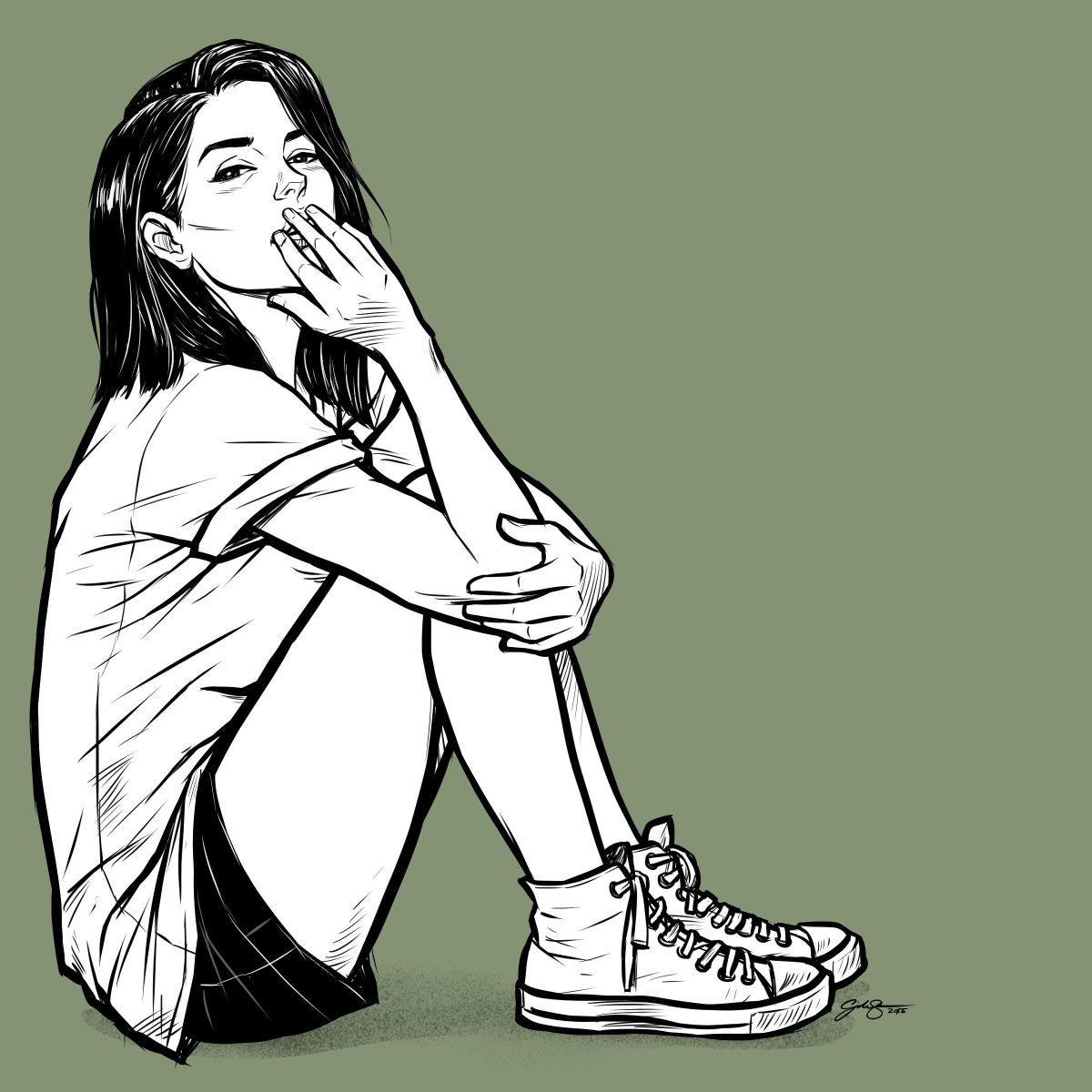 Девушка с книжкой