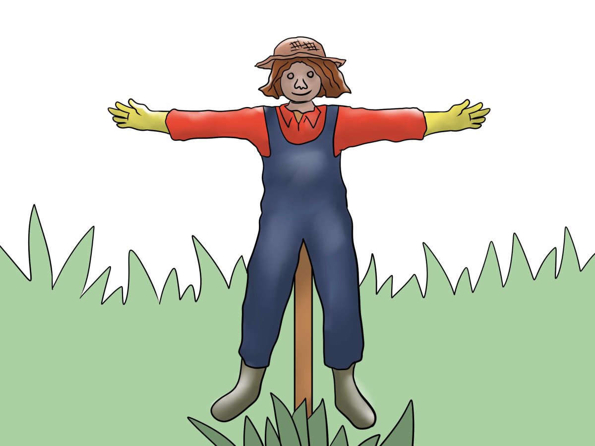 Пугало для детей