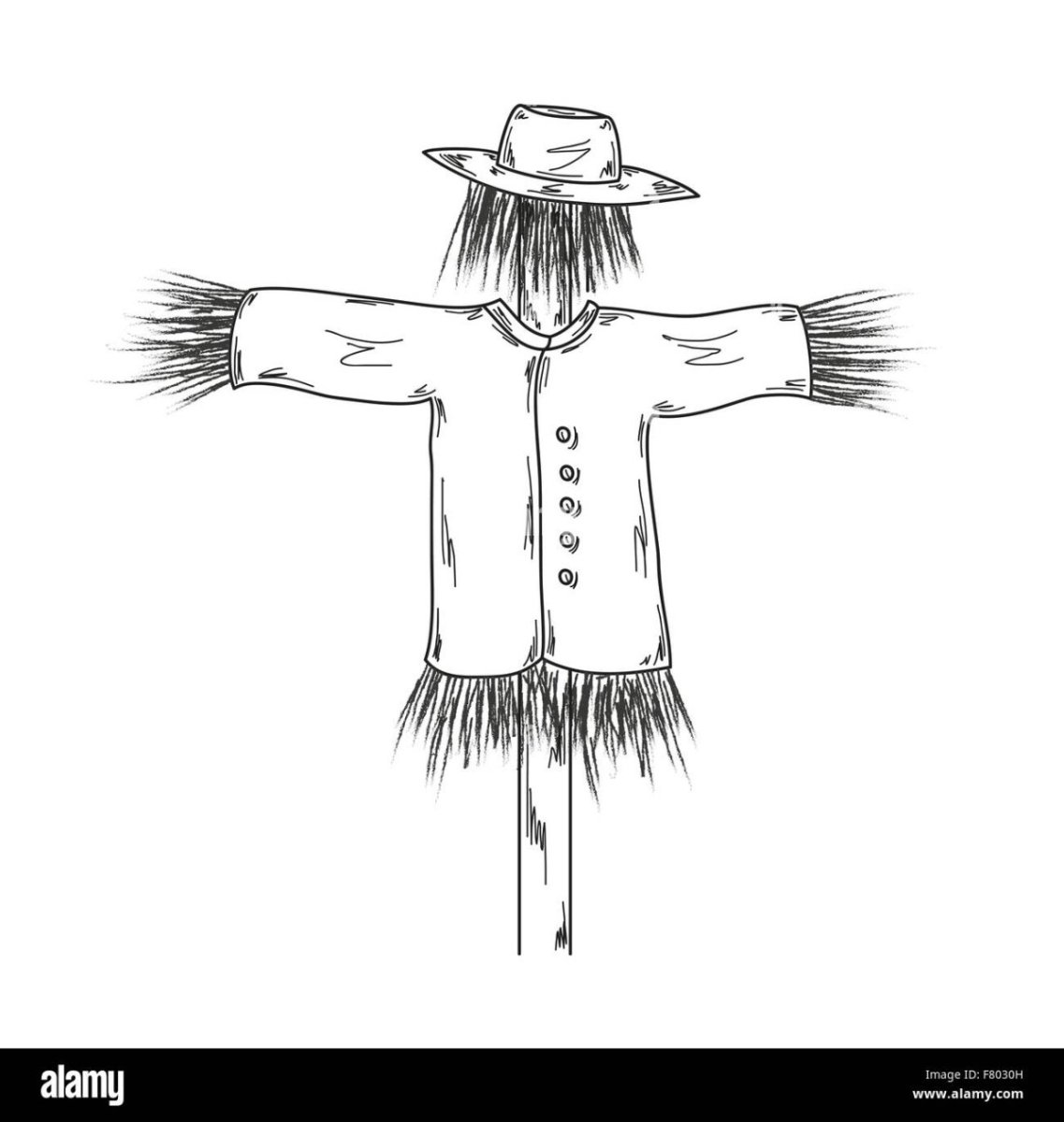 Веселое пугало из мультика