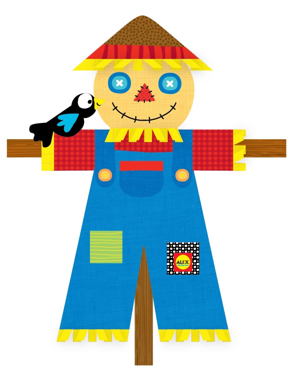 Пугало раскраска для детей