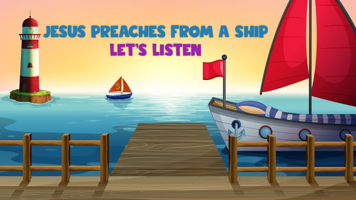 Корабль на Пристани рисунок