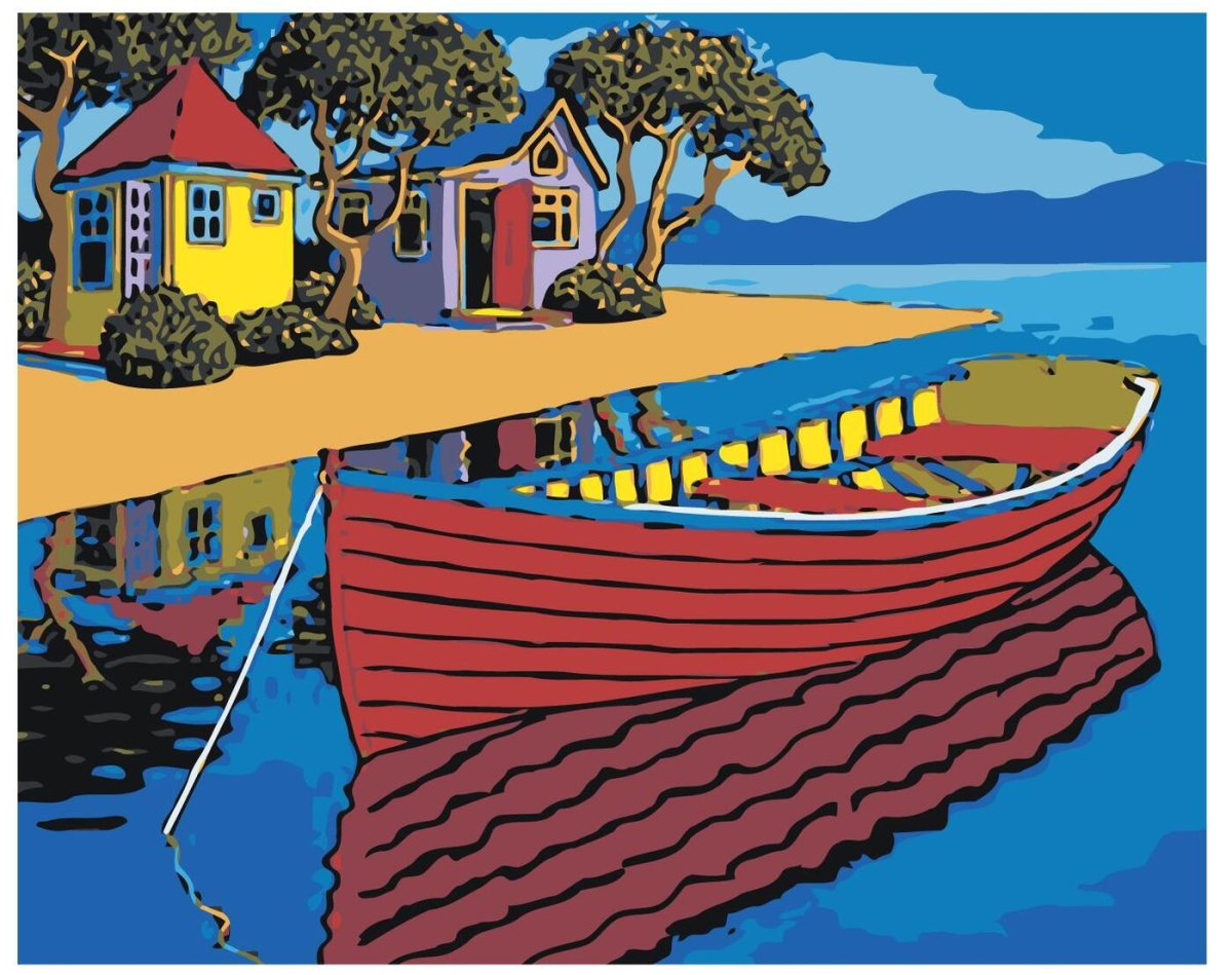 Пристань рисунок