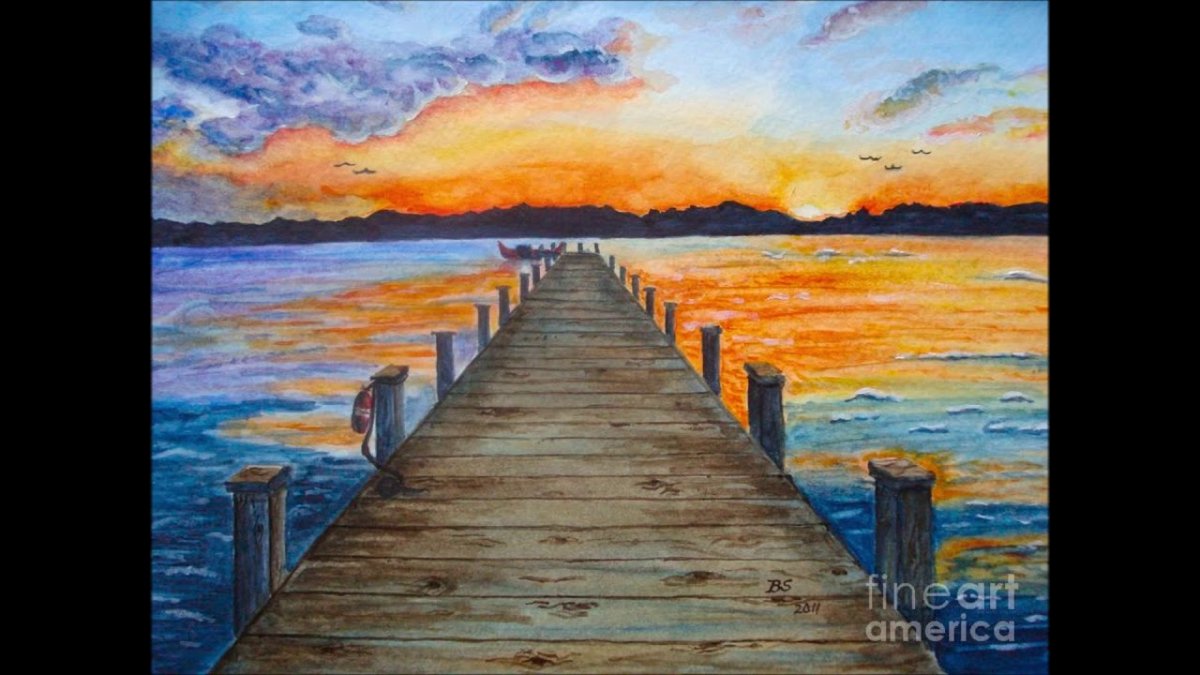 Корабль у берега для детей