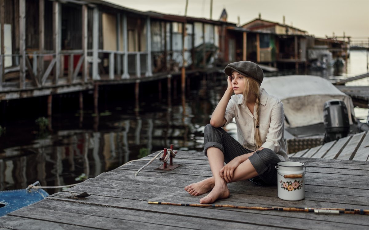 Пейзаж карандашом