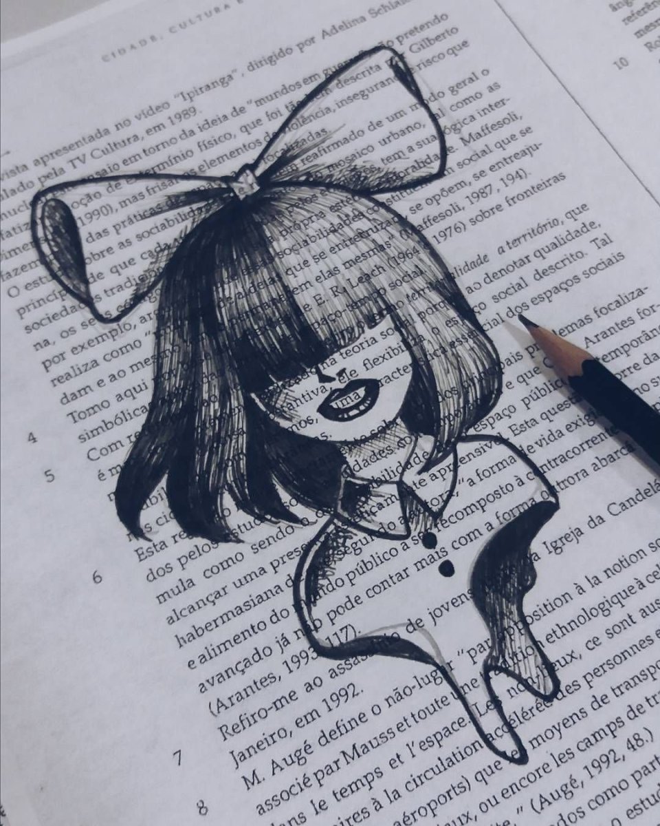 Рисунок в скетчбук легкий