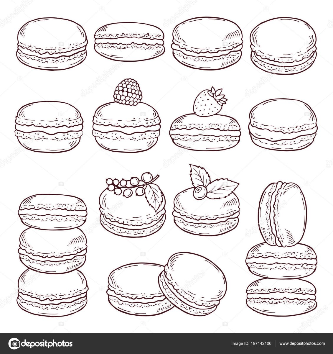 Десерт акварель