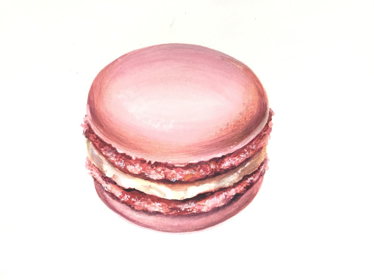 Акварельные макаронс