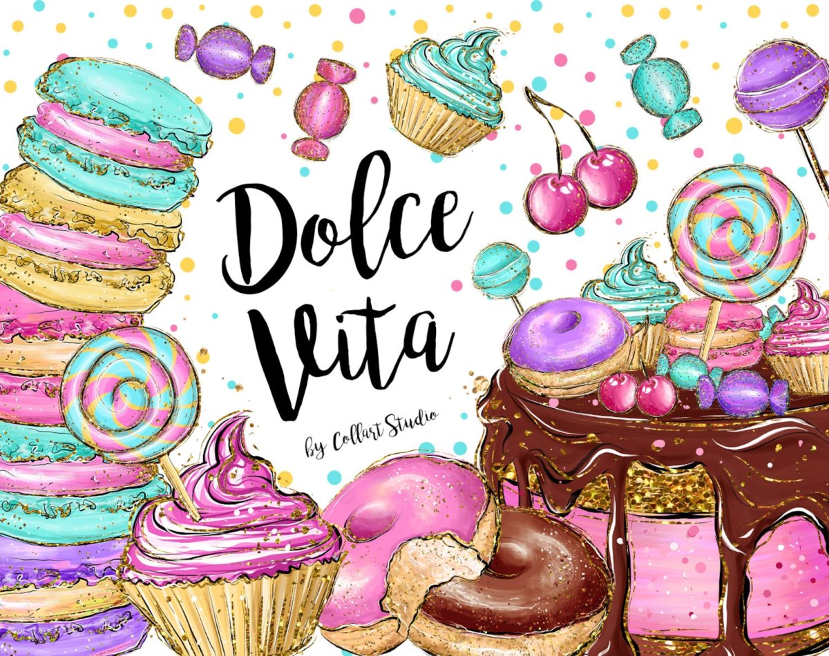 Скетч макаруны