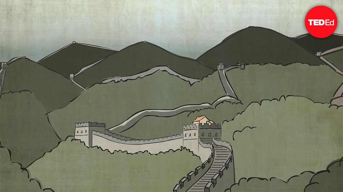 Китайская стена рисовать