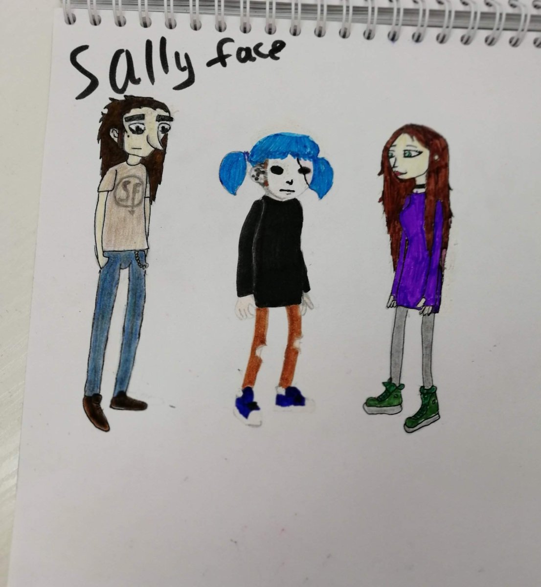 Ларри в полный рост <b>Sally</b> face.