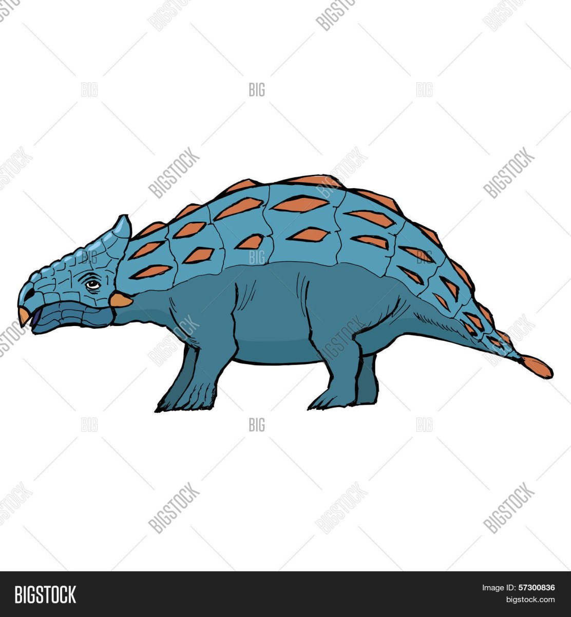 Анкилозавру. Эскиз для тату