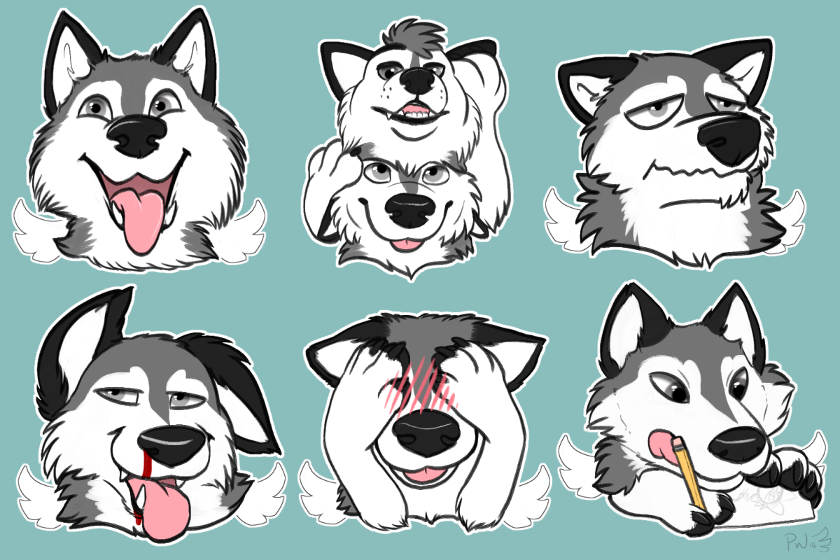 Аляскинский маламут арт