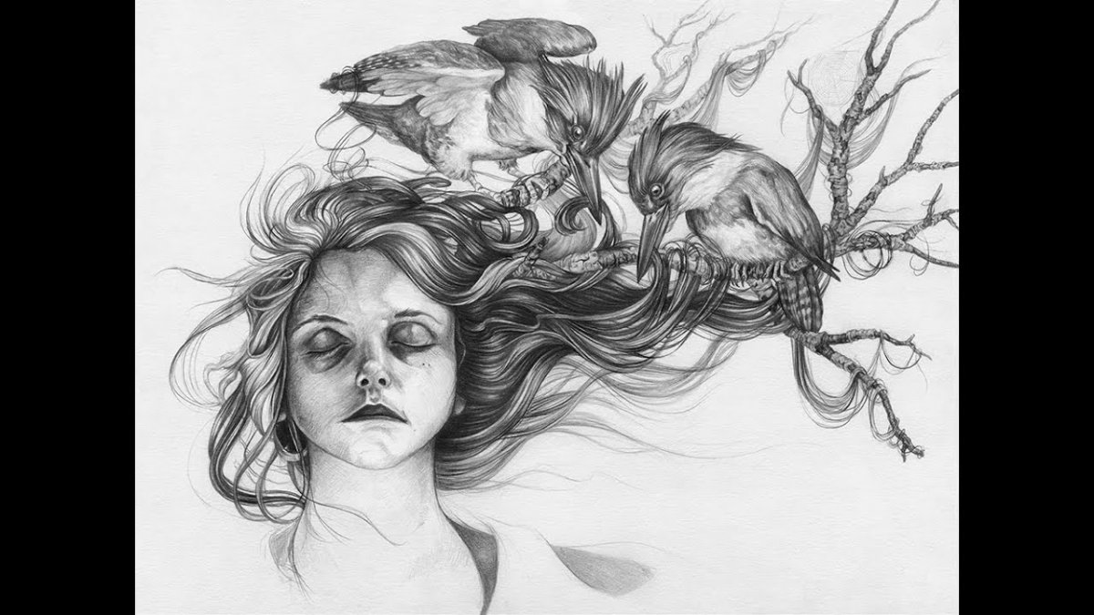 Необычные рисунки карандашом