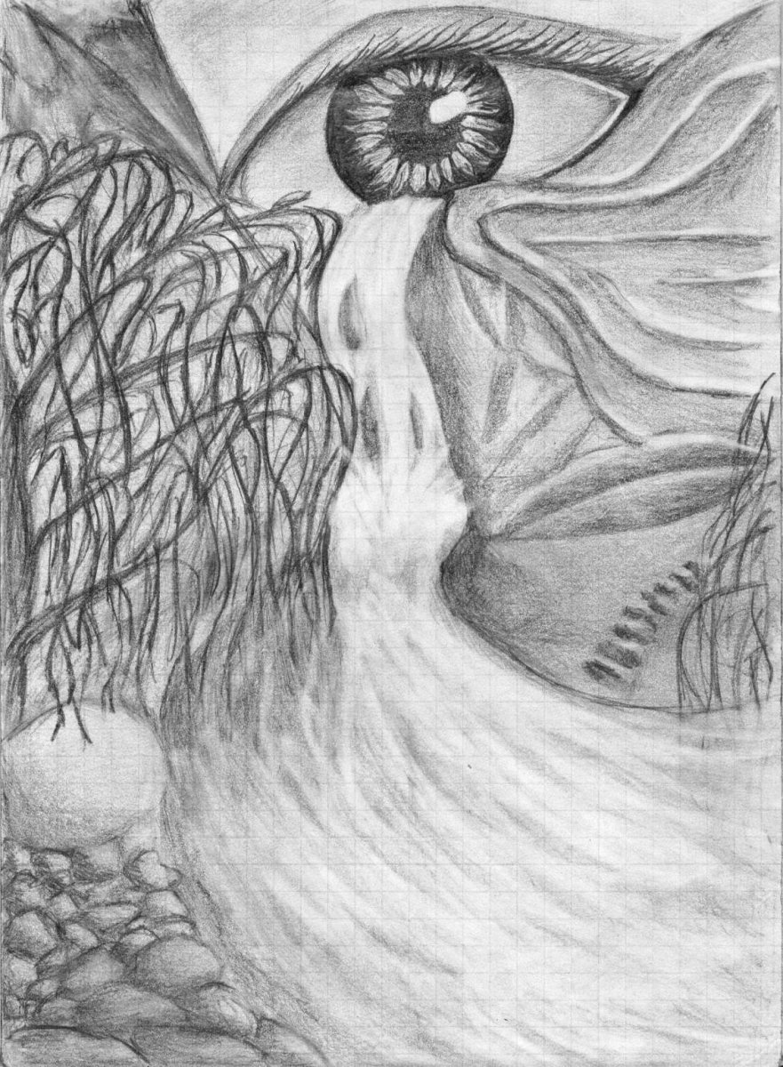 Фантазийные рисунки карандашом