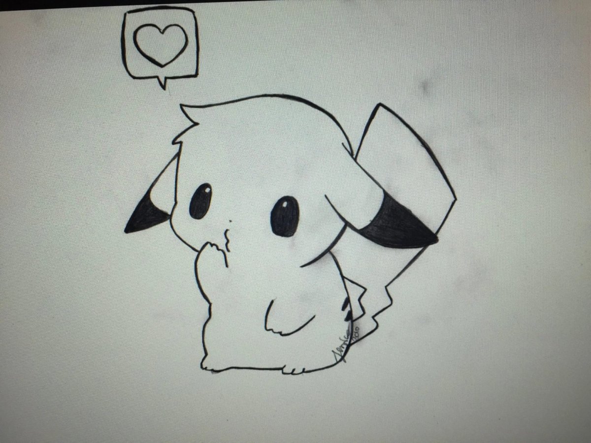 Поцелуй рисунок