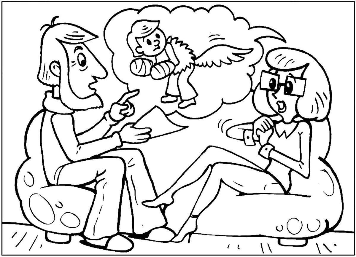 Раскраска "в Простоквашино"