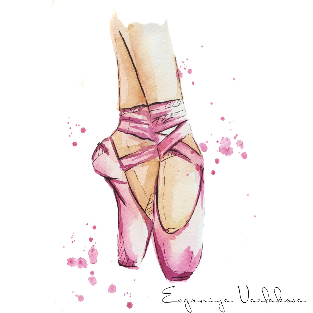 Балерина эскиз