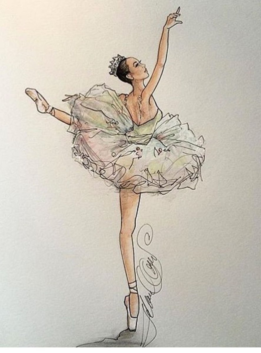 Нарисовать балерину