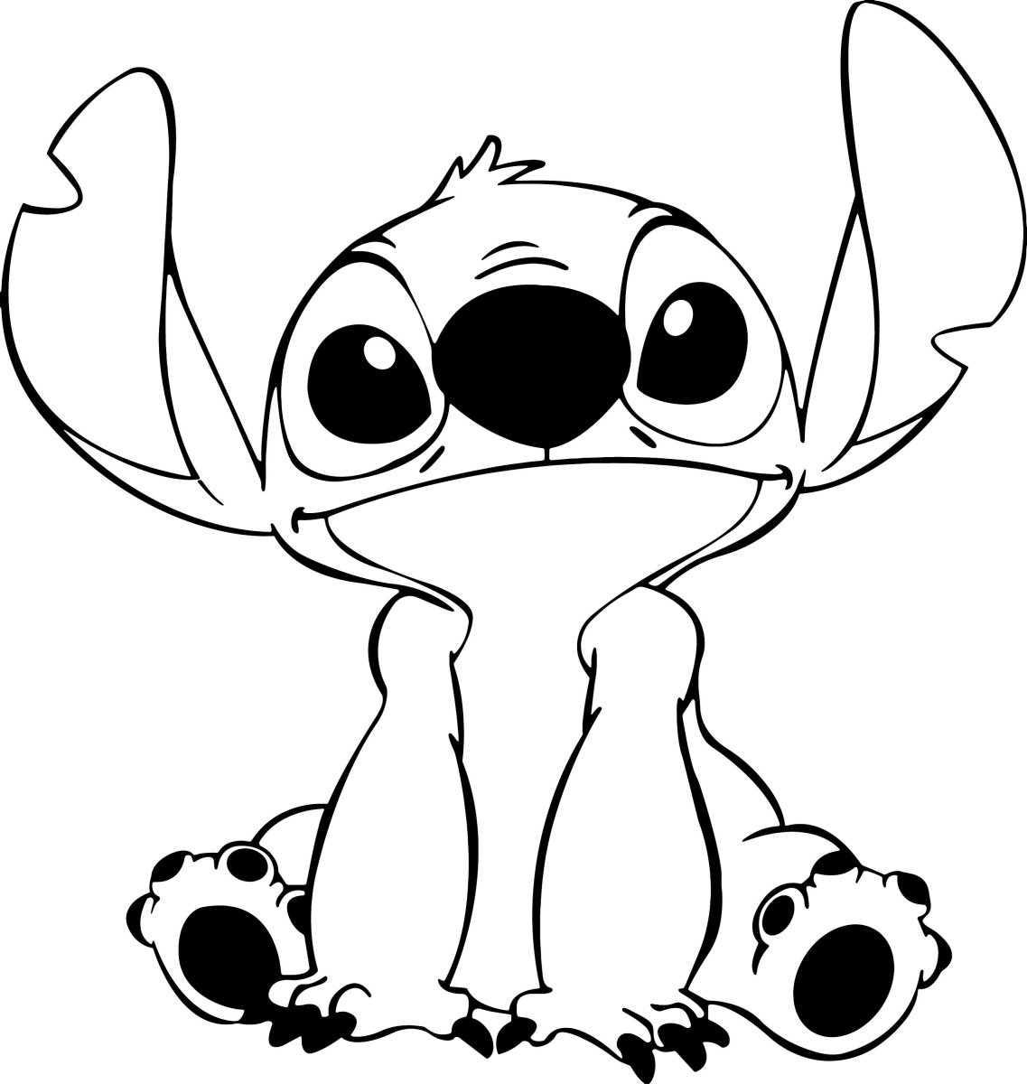 Раскраска стича - 76 фото