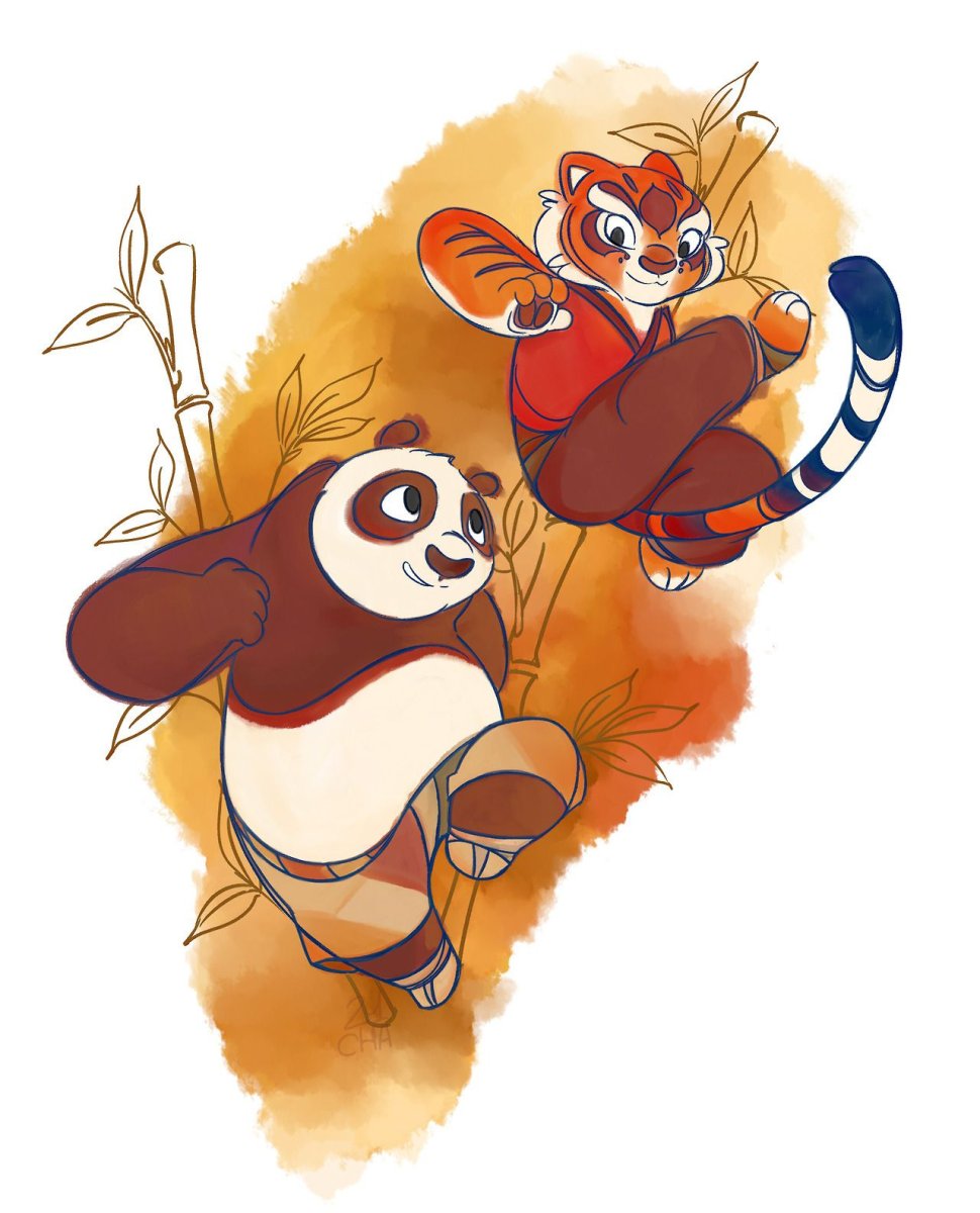 Кунг фу Панда маленький по