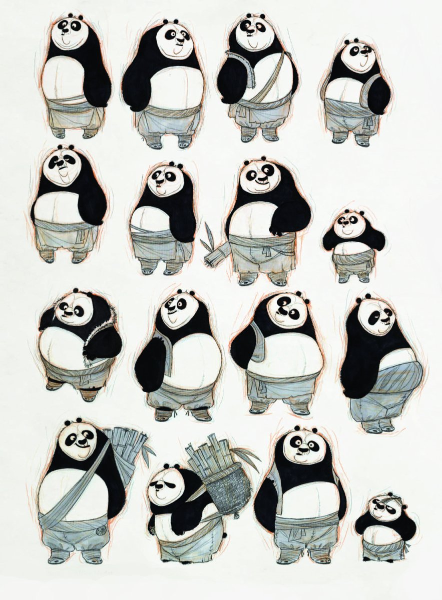 Кунг фу Панда референс