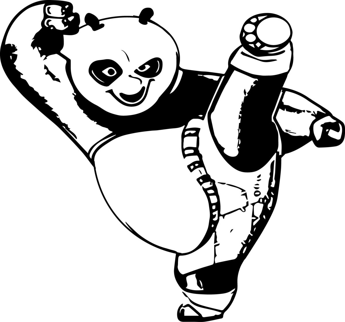 Кунг фу Панда рисунок