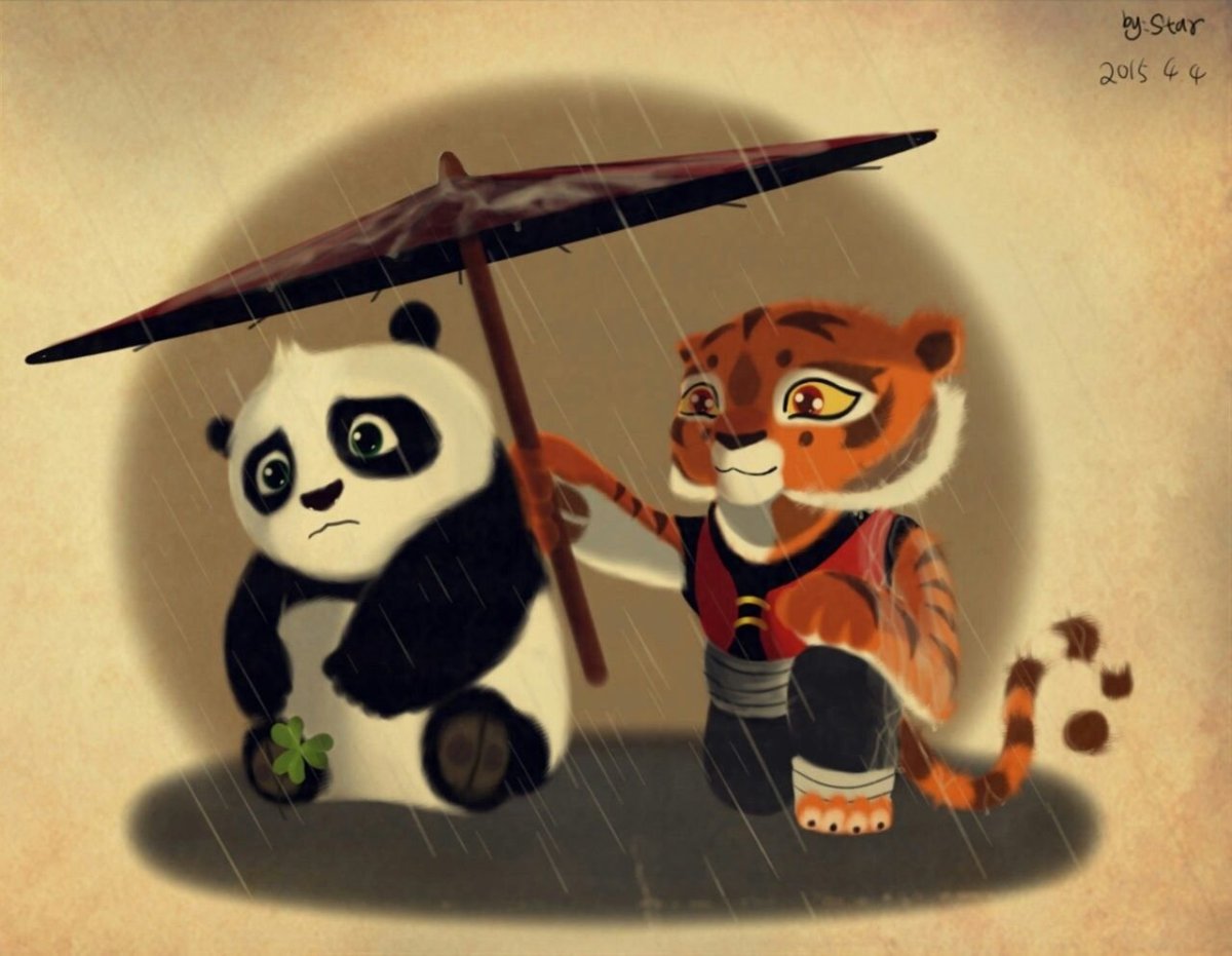 Кунг фу Панда по раскраска