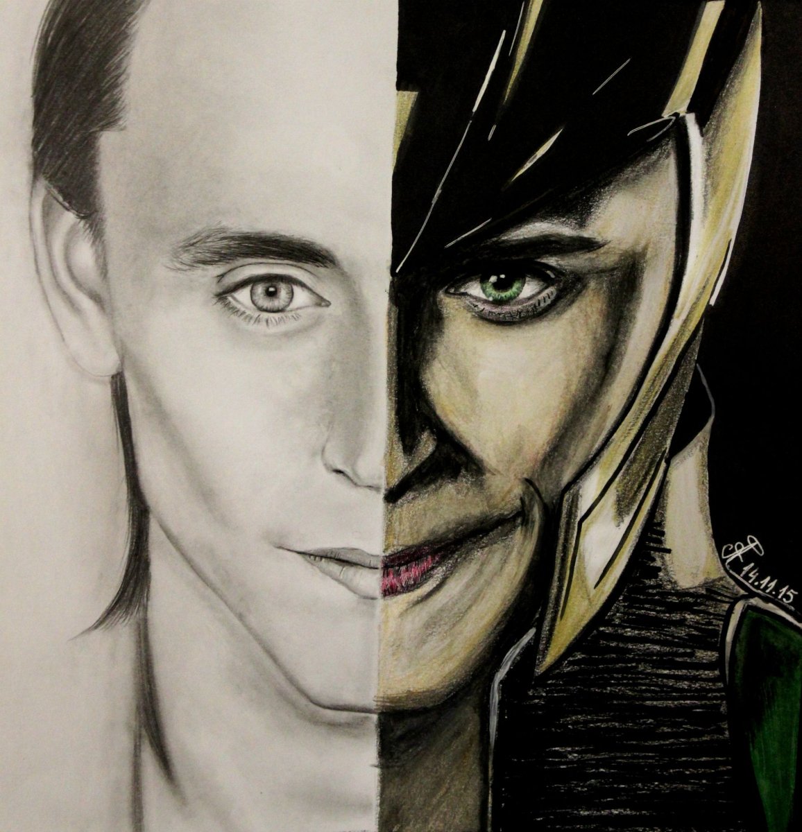 Локи карандашом