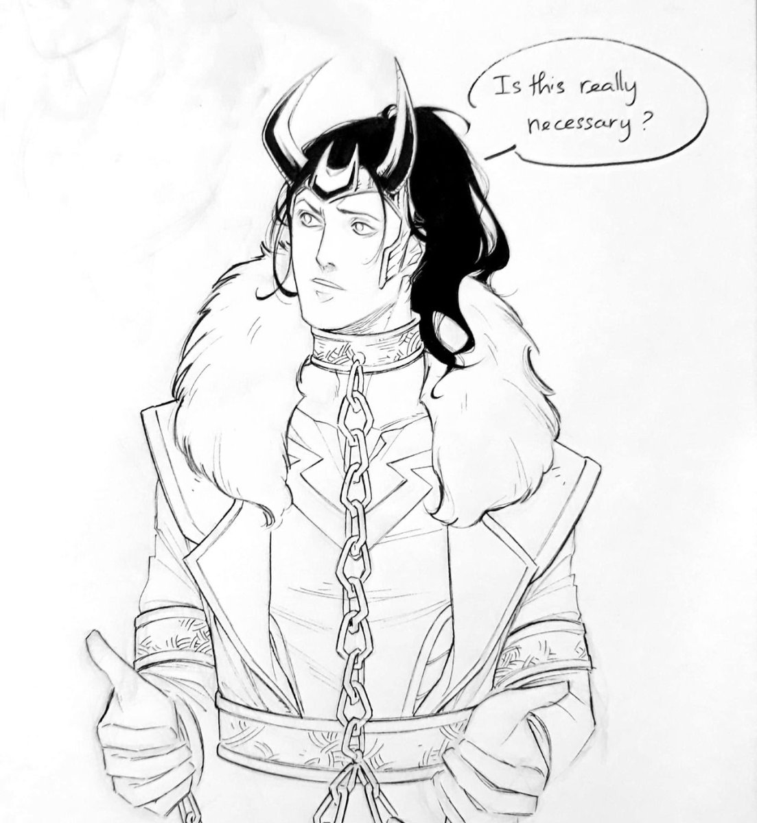 Том Хиддлстон Локи портрет